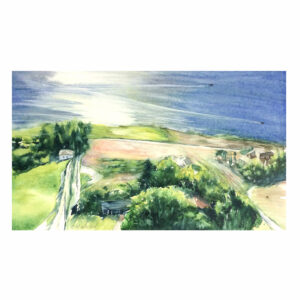 Watercolour  Over the Okanagon - Archival Print