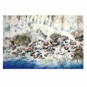 Watercolour - Falling Over Niagra