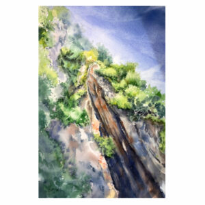Watercolour - Limestone Crystaline