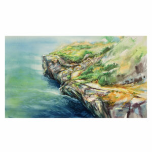 Watercolour - The Cliffs Edge